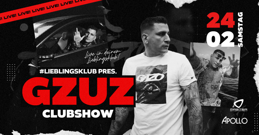 GZUZ CLUBSHOW LIVE! #LIEBLINGSKLUB